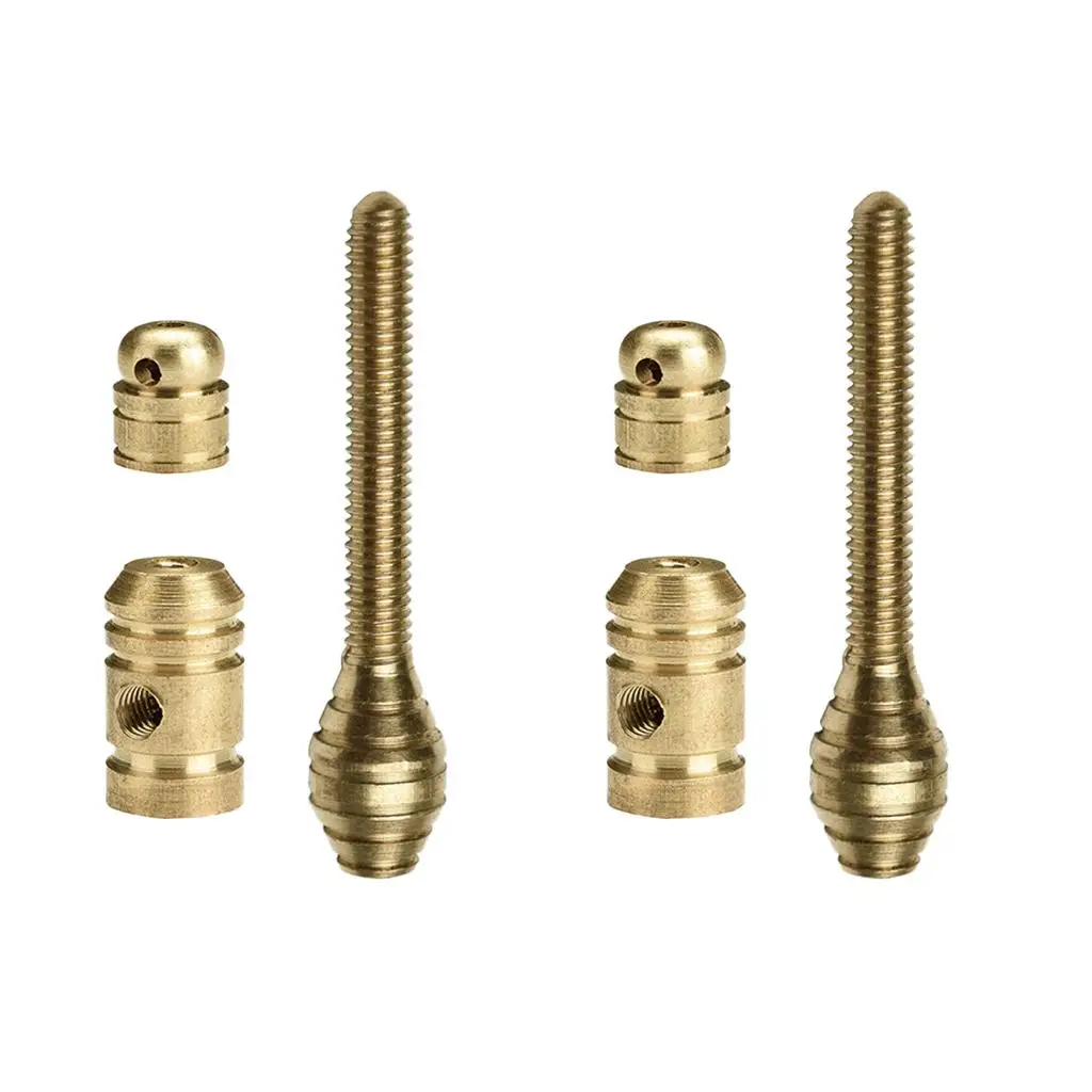 Tattoo Machine Coils Parts Contact Screws Copper Alloy Motor Rods Gold for Tattoo Machine Kit