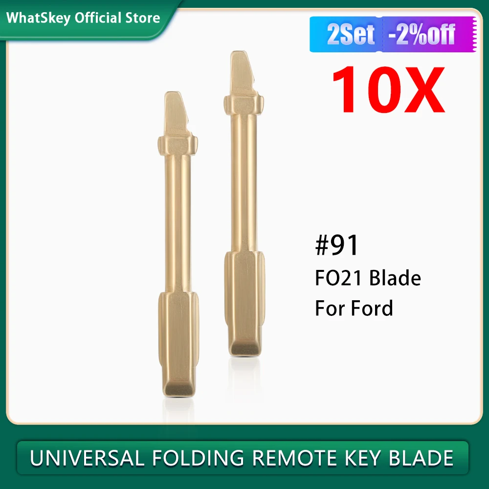 

10Pcs/Lot Original NO.91 Replacement Key Blade Car Blank KD VVDI JMD For Ford Mondeo Flip Remote Key Blade #91