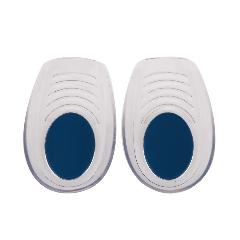 1 paar Männer Frauen Silicon Gel ferse Kissen einlegesohlen sohlen entlasten fuß schmerzen protektoren Spur Unterstützung Schuh pad Hohe Ferse einsätze