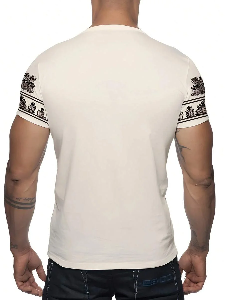 Мужская футболка с этническим  – обзор и цена Dashiki Shirt Men