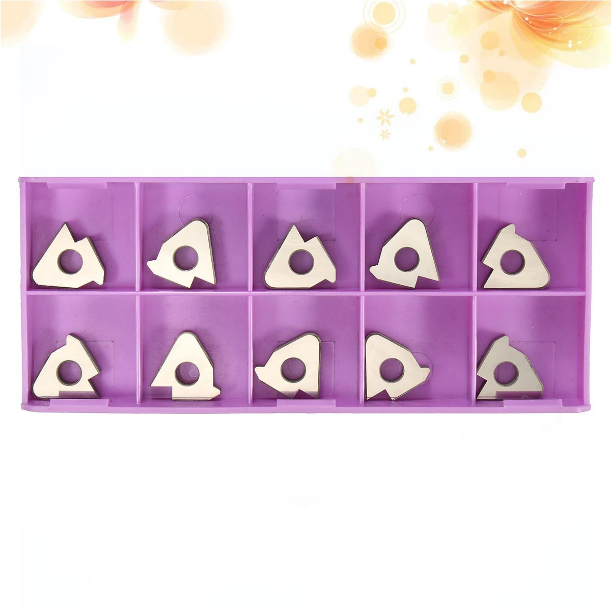 

10Pcs Carbide Inserts for CNC Turning Tools Stable Performance Reliable Quality Fit 16ER SER SEL Drilling Milling Lathe