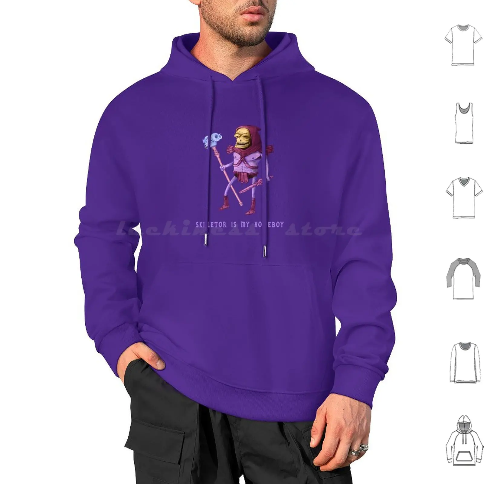 Skeletor Is My Homeboy Hoodie cotton Long Sleeve Skeletor He Man