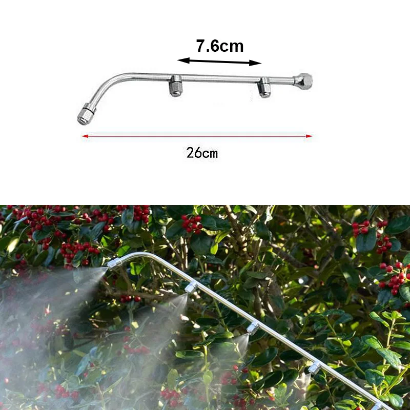 3 Holes Agriculture Gardening Sprayer Compression Spray Farming Tools High Pressure Washer Drip Watering Irrigation Sprinklers