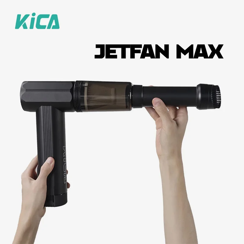 KiCA JetFan Max ハンドヘルド強力ターボファン アルミ合金素材 パワフル高速ファン