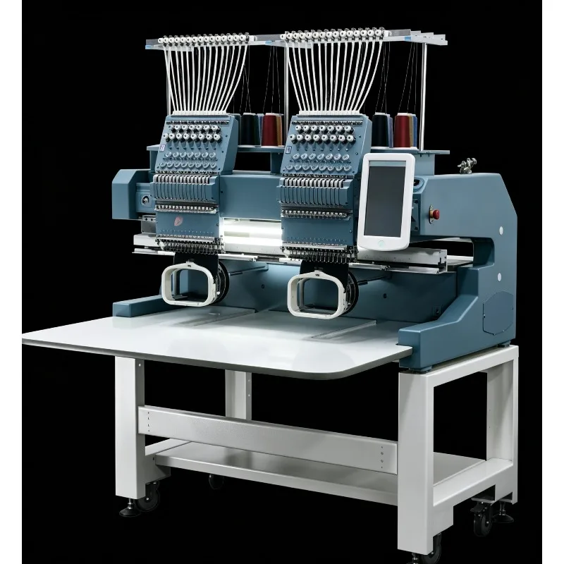 Automatic Computerized Embroidery Machine Multi Needle Single Head Customized for Small Studio Apparel Work Sewing
