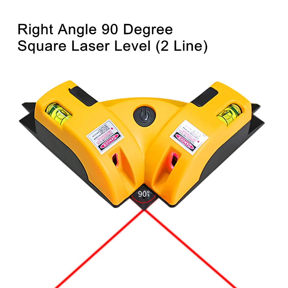 Right Angle 90 Degree Square Laser Level High Quality Instrument Measurement Vertical Ground Job Tool Laser Construction Tools