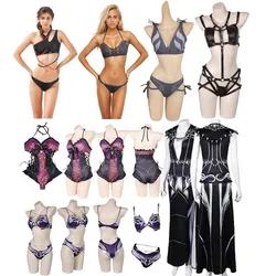 Astarion Sexy Swimsuit Shadowheart Cosplay Swimsuit Bikini Costume Game Baldur Cos Gate Swimwear Shorts Halloween Carnival Suit