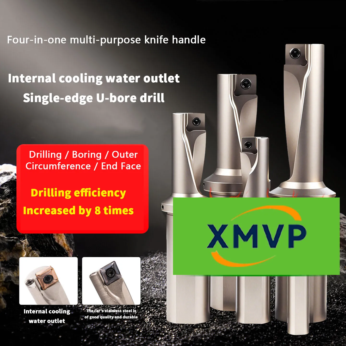 Single edge drill Multi-function TCAP small diameter fast drill u drill lathe tool rod deep hole water jet force drill bit