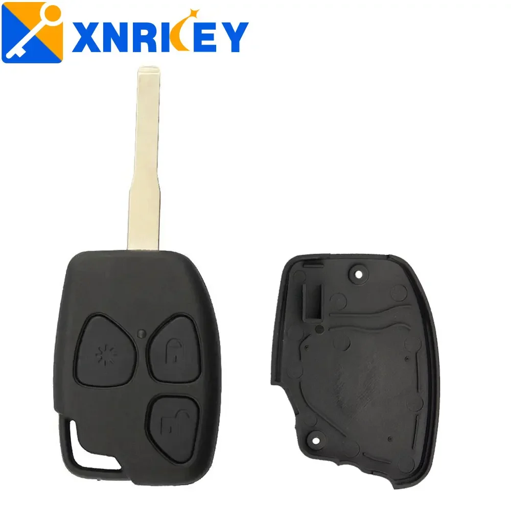 

XNRKEY Replacement Car Remote Key Shell Case For Indian Mahindra Car Key Uncut Blank Blade Housing Cover