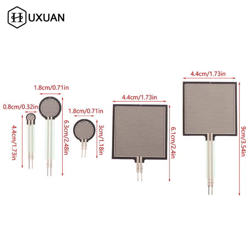 FSR400 FSR402 FSR406 Чувствительный к силы резистор 0,5 дюйма для Arduino-совместимого резистора для измерения силы