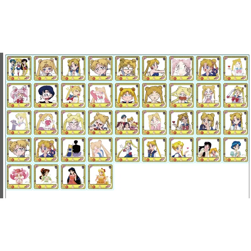 Japanese Animation Beautiful Girl Series Acrylic Collections Handmade DIY Accessories Materials Ornaments Keychain Pendants