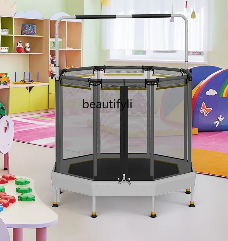 Trampolino in lattice naturale per bambini domestici pieghevole per interni, letto per sfregamento del bambino della famiglia