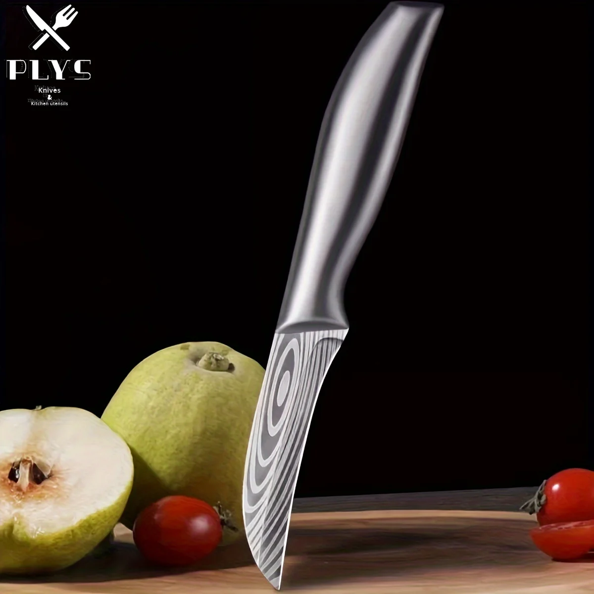 All-steel Curved Fruit KnifeKitchen Essential Boning KnifeFruit Carving Knife