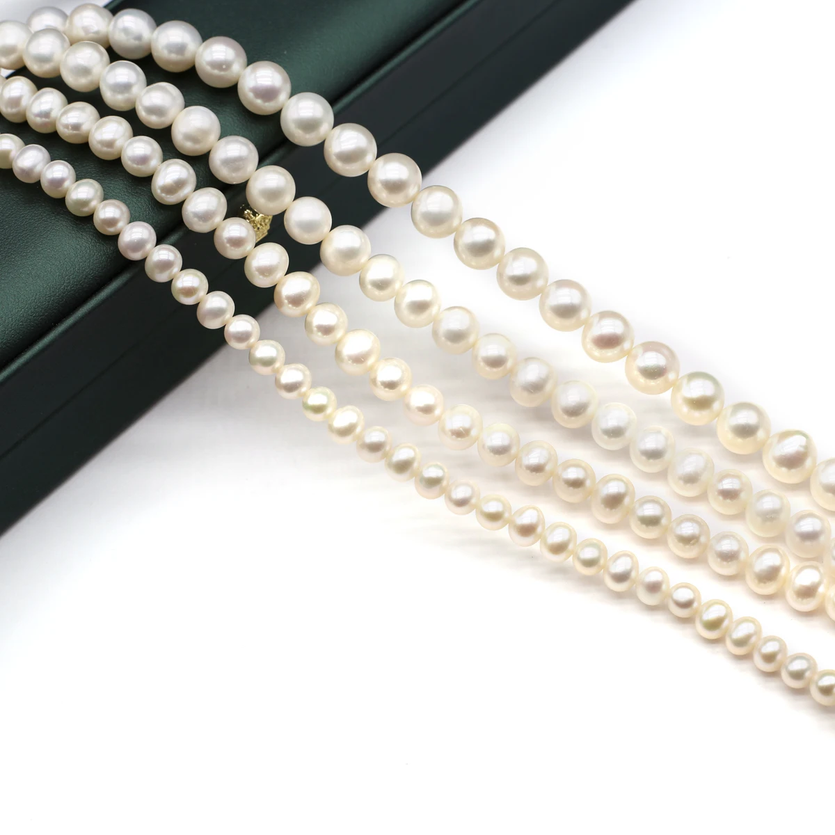 AAA Natural Freshwater Pearl Round Loose Interval Bead Jewelry Making DIY Necklace Bracelet Earring Accessories Gift