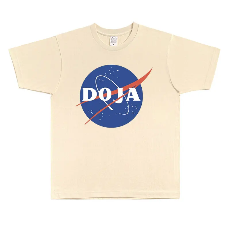 Rare Rapper Doja Cat Nasa Graphic T Shirt Men Women Hip Hop Fashion Oversized T-shirt Unisex Cotton Short Sleeve Tees Streetwear