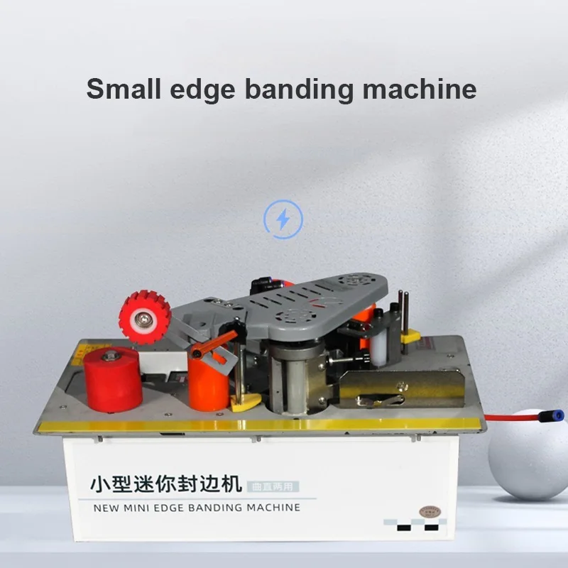 Woodworking Banding Machine Double Side Gluing Portable Edge Bander Woodworking Edge Banding Machine 220V 1200W