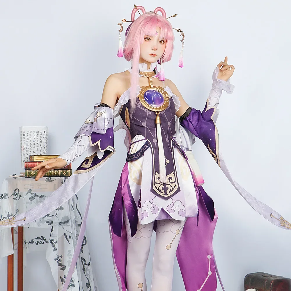 

Honkai Star Rail Fu Xuan Cosplay Costume Adult Carnival Uniform Anime Halloween Party Costumes Masquerade Women Game