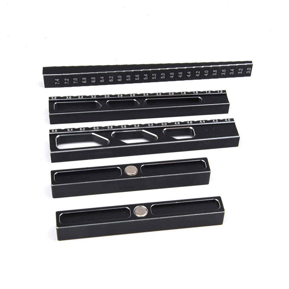 RC Height Ruler Tool or Chassis Droop Gauge Support Blocks Chassis Measureing Setting Gauge Set-UP Kit for 1/10 RC Car