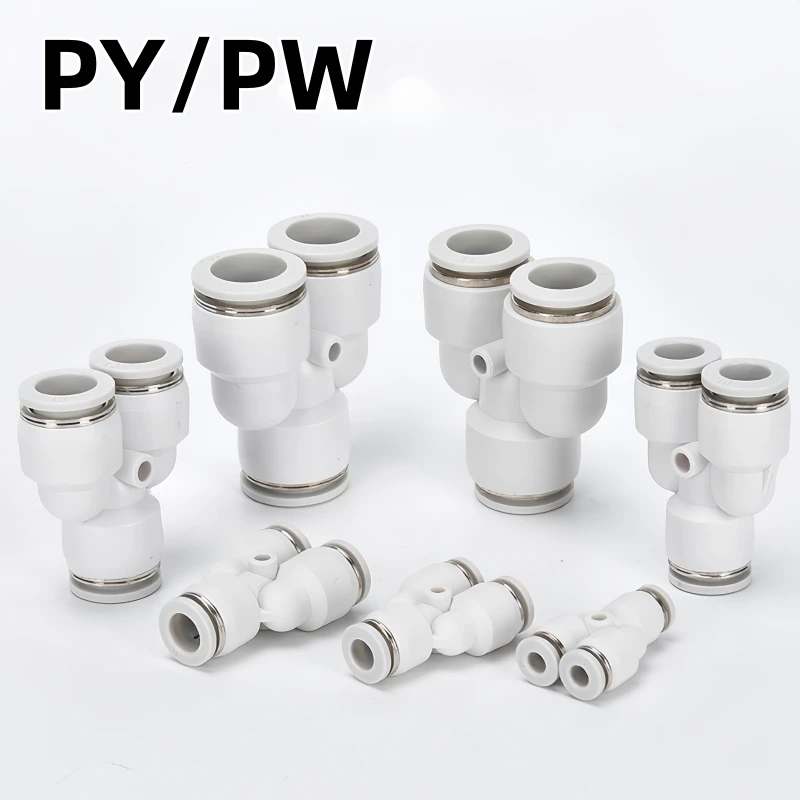 Пневматические фитинги Быстроразъемные соединители Воздушные и водопроводные трубы Нажимные соединители для шлангов 4 мм 6 мм 8 мм 10 мм 12 мм 14 мм 16 PU PG PE PEG PY PW