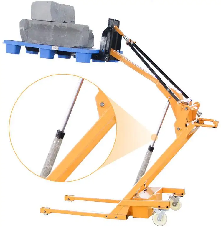Workshop Handling Pallet Curved Boom Loading&Unloading Truck