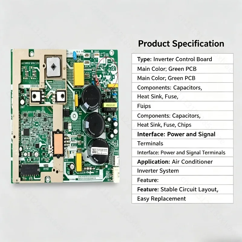 D.13.WP2-1 EU-KFR80W/BP3 Inverter AC Outdoor Unit Main Control Board IR311 PS21997 SIM6822 Air Conditioner Replacement PCB Board
