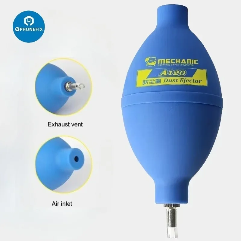 Mechanic A120 B110 Silicone Dust Ejector Air Blower Cleaning Tool for Mobile Phone PC Electronic Dust Removal Repair Hand Tool