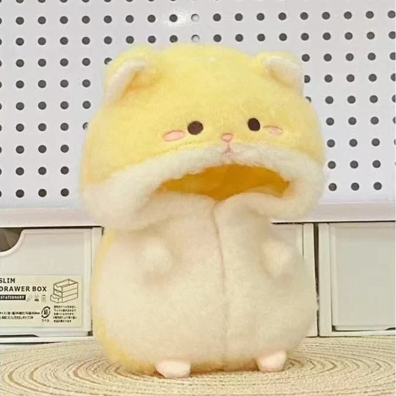 Only Clothing 2025 New Cute and Versatile Trendy 10cm Cotton Doll Little Hamster Jumpsuit Little Bear Dress Set, Cloak