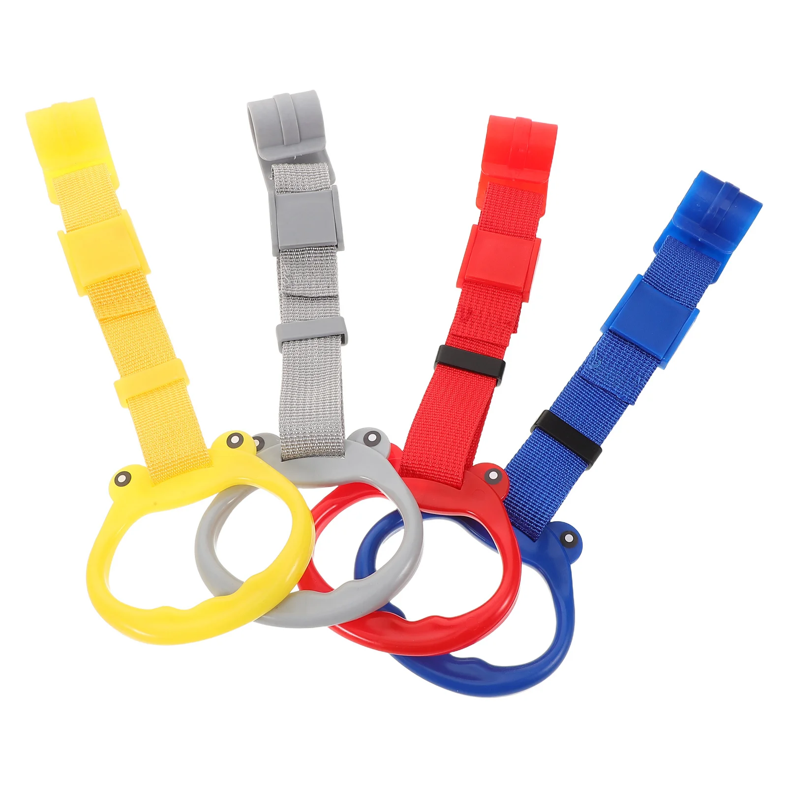 

4 PCS Assisted Fence Walking Helper Play Gym Part Pull up Rings for Assistant Stand Pen