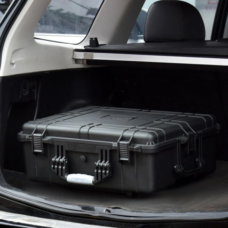 

Plastic toolbox instrument box with sponge waterproof tank