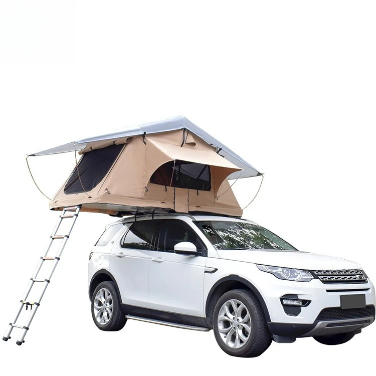 

Cross-border outdoor self-driving tour Soft top roof tent Full automatic quick-opening SUV aluminum alloy folding tent