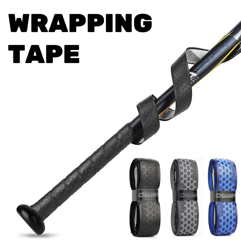 

Baseball Bat Wrapping Tape Enhances Control And Grip, Is Durable, Shock-Absorbing Sweat-Proof Anti Slip