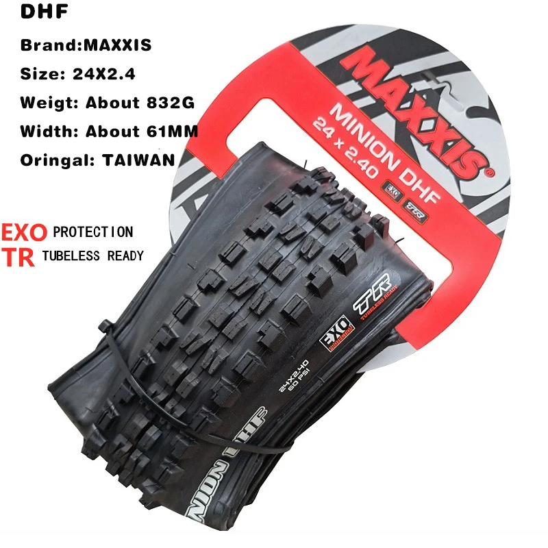 AXXIS MINIONDHF DHR Ⅱ(M327RU) Tubeless MTB Mountain Bikes 20er 24er tire of downhill bicycle AM/FR bike
