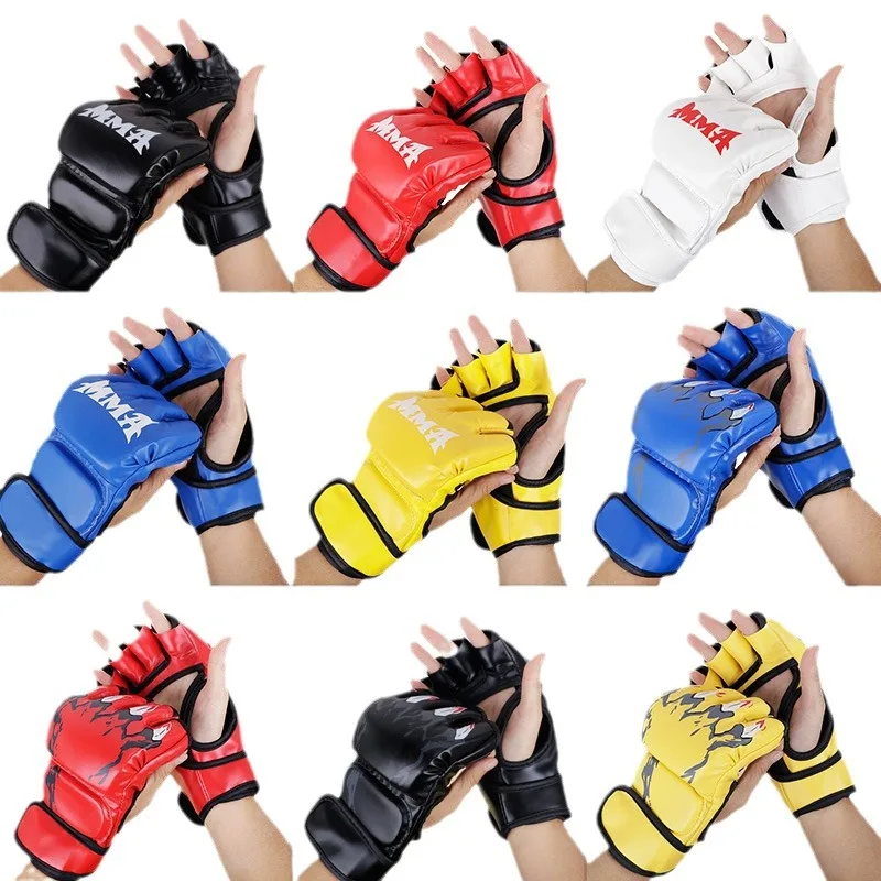 High-quality Training Gloves MMA and Martial Arts with Thickened Fingers Added Protection Flexibility Suitable for Adults Kids