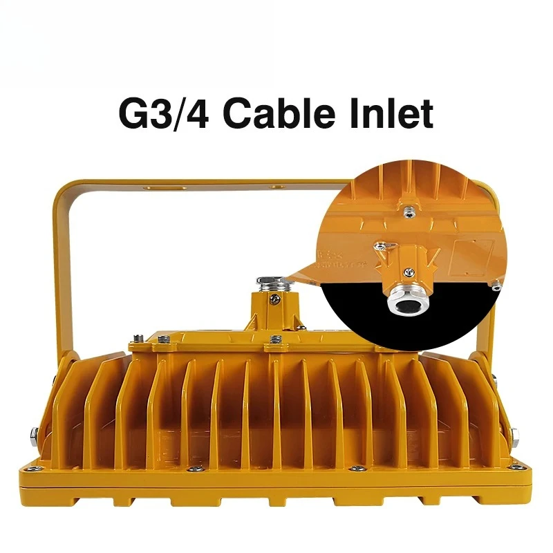 Explosion-Proof Lighta ATEX IP65 Waterproof Flameproof LED Square Street Type Light for Hazardous Area Industry Factory