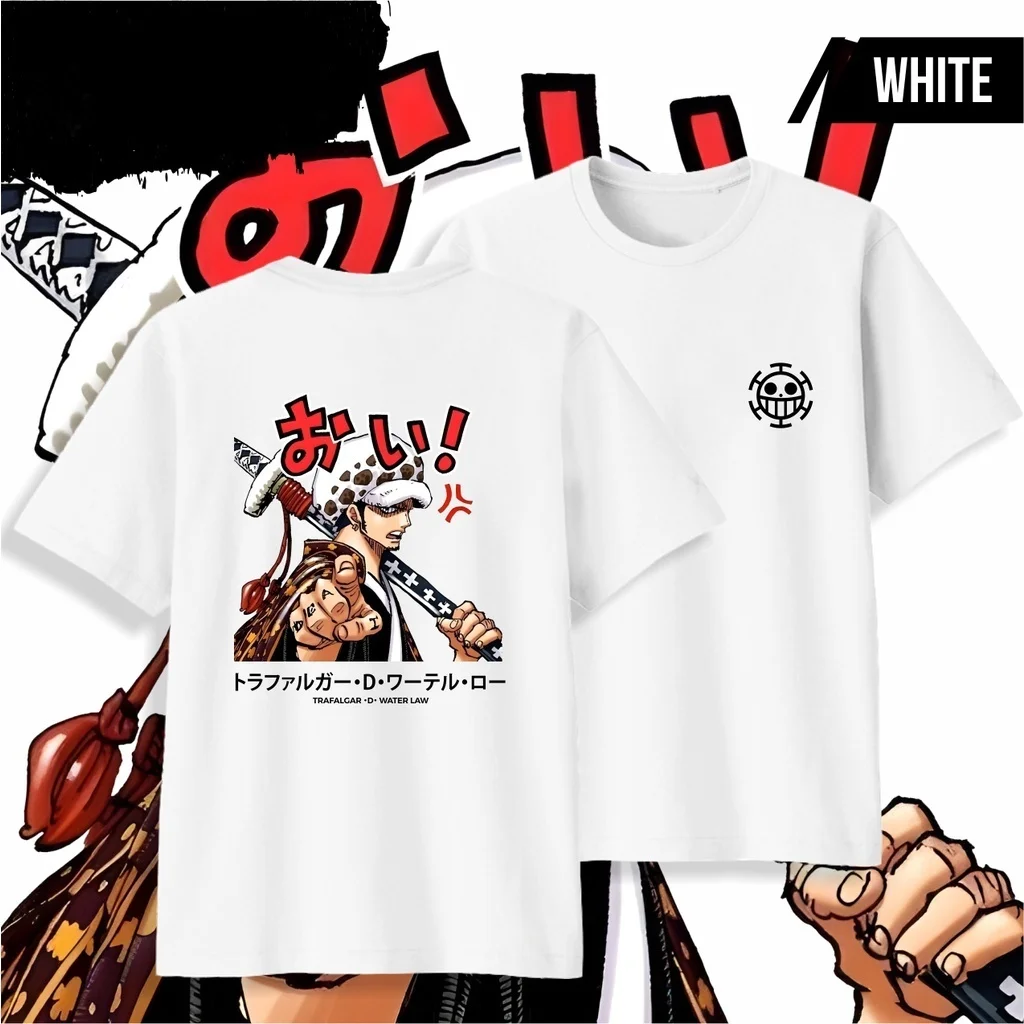 

Новая модная футболка унисекс 2026 года с графическим принтом ONE PIECE Аниме Трафальгар Д. Ватер Лоу Y2K, удобная, высококачественная японская одежда