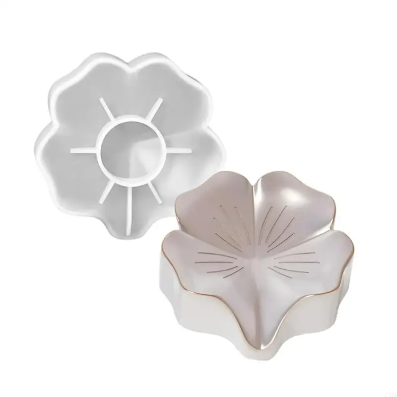 Multifuntional Soap Stand Molds Crafting Mould Flower Soap Holder Moulds for Hand-Making Creative Storage Box