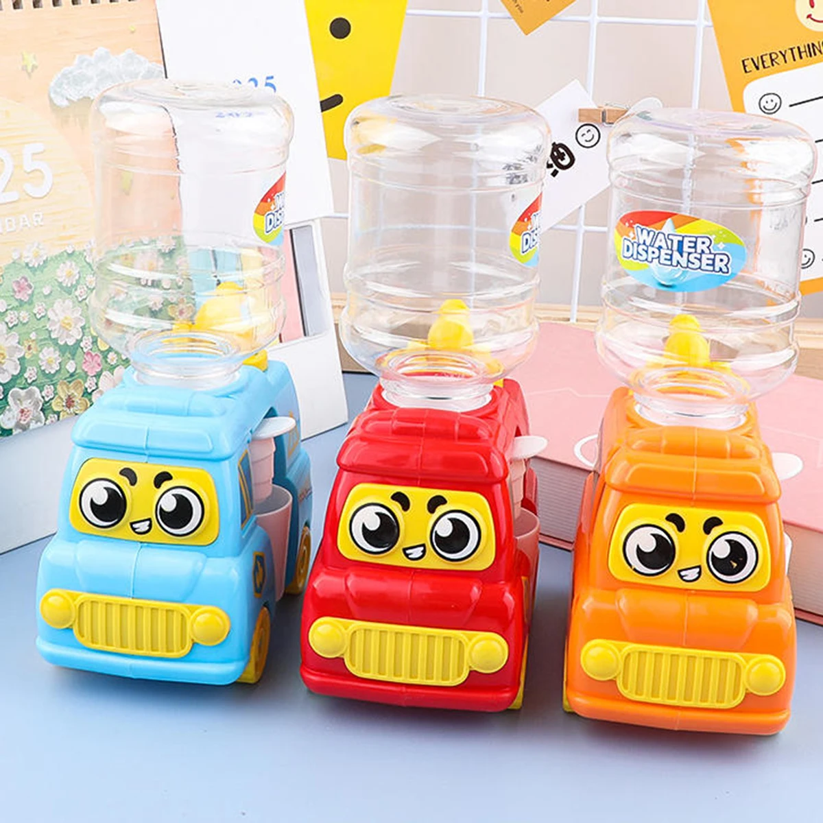 Crianças motor de incêndio dispensador de água brinquedo para meninos meninas jogar casa cozinha brinquedos divertidos simulação dispensador de água imprensa fora água