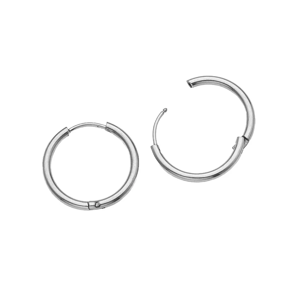10pcs Stainless Steel Small Huggie Hoop Earrings Connector Set for Hypoallergenic Women Gifts DIY Jewelry Making Accessories image 5