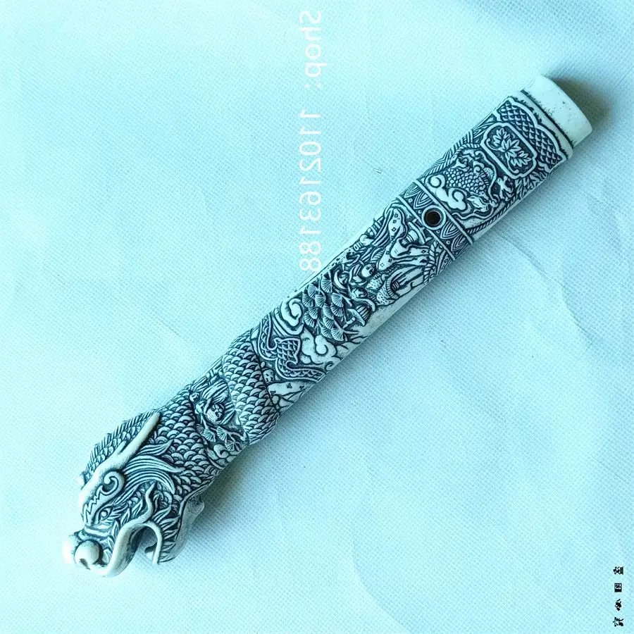 Unique Handle Tsuka Hilt Plastic Mateial For Japanese Japan Katana Samurai Sword Fittings New Carved Dragon Theme