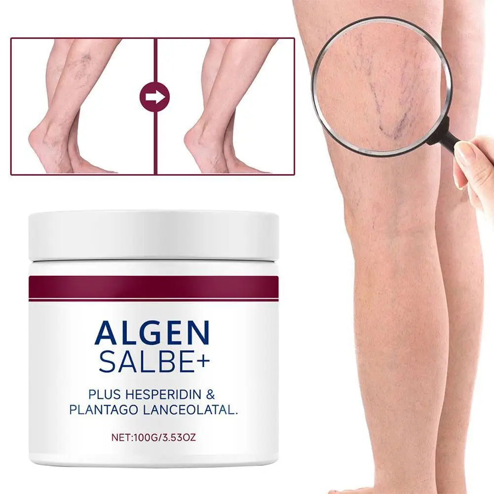 100g crema per la riparazione delle vene Varicose Tongmai efficace allevia il rigonfiamento delle gambe crema per il trattamento del dolore vasculite flebite rimuovere la vena