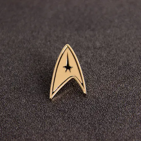 디즈니 Starfleet 브로치 Star Trek 공상 과학 TV 매니아 배지 제조업체 직접 판매 대외 무역 핫 아이템