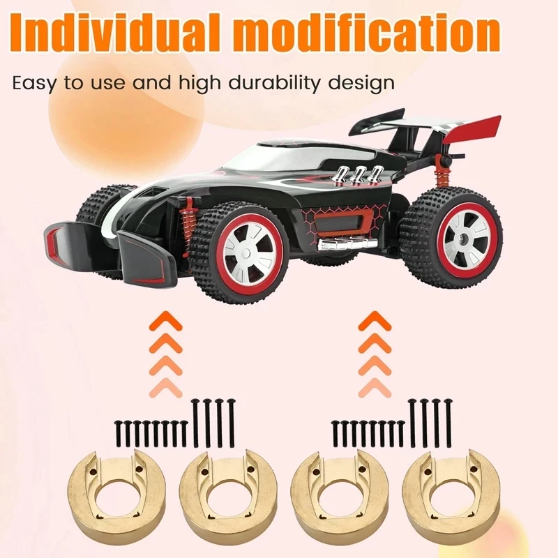 RC Car Upgrade Counterweight Kit For MJX H8H 1/10 YK4102 YK4103 YK4104 YK4106 YK4082 YK4083 RC Car Upgrade Part