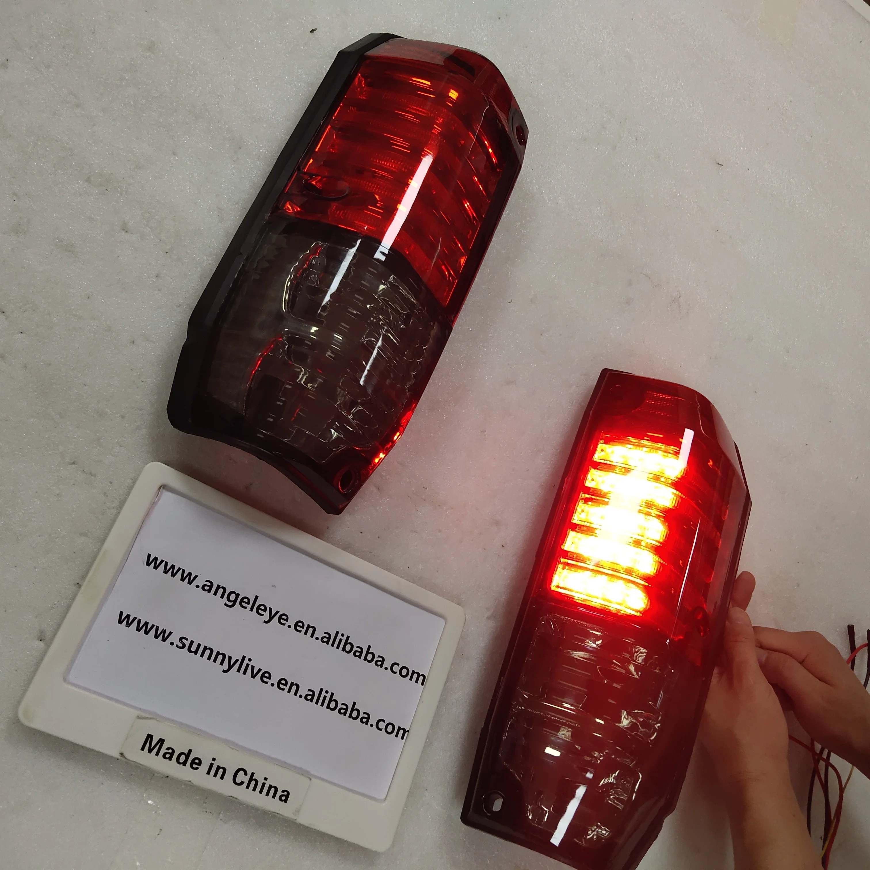 1991-1996 Year LC70 LJ78 RJ77 Led Taillight Red Black For Toyota