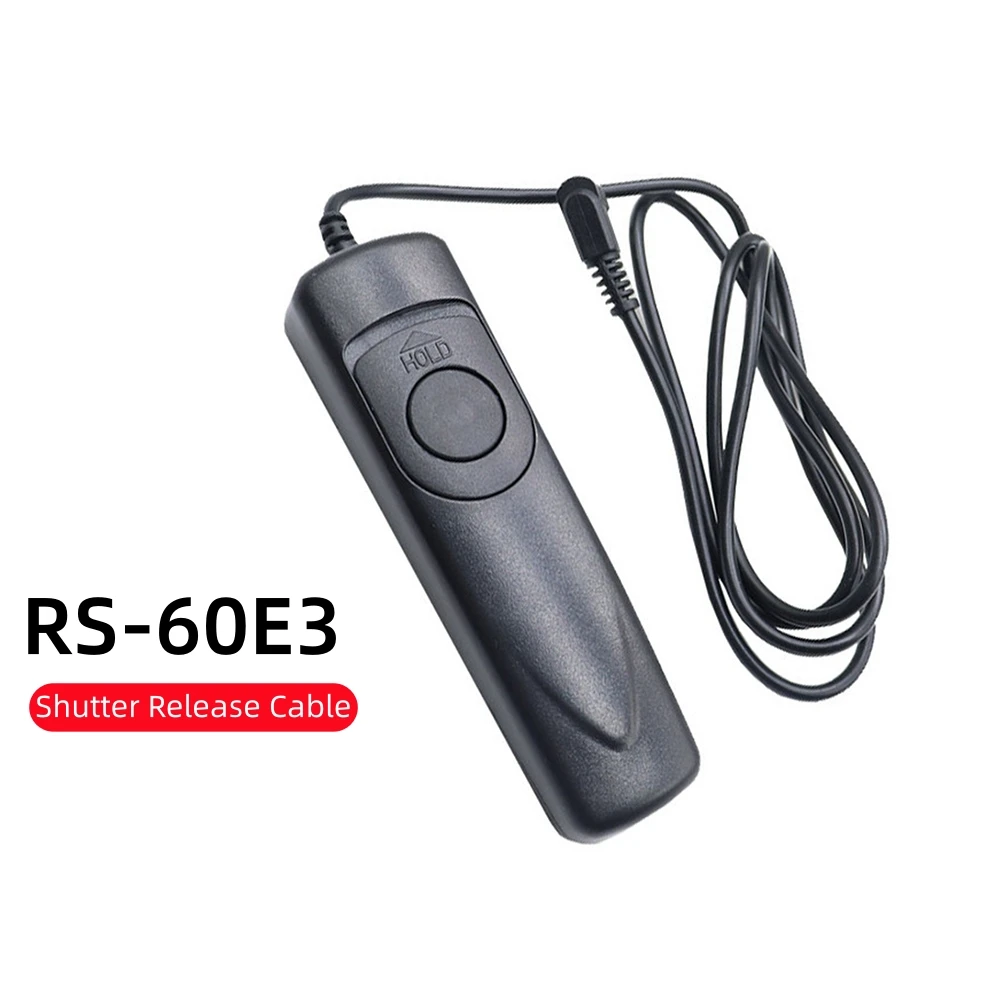 RS-60E3 Remote Shutter Release Control Cable for Canon R6 II III R7 R8 R10 R50 R100 R RP RA M5 M6 90D 80D Pentax K10D K20D K100D