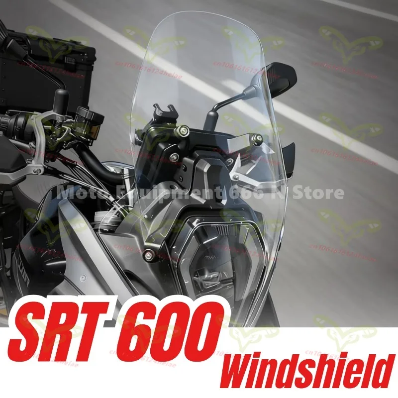 

Motorcycle Windshield Plate for QJMOTOR SRT600 Srt 600 Heightened Windshield Accessories QJ SRT 600 Windshield