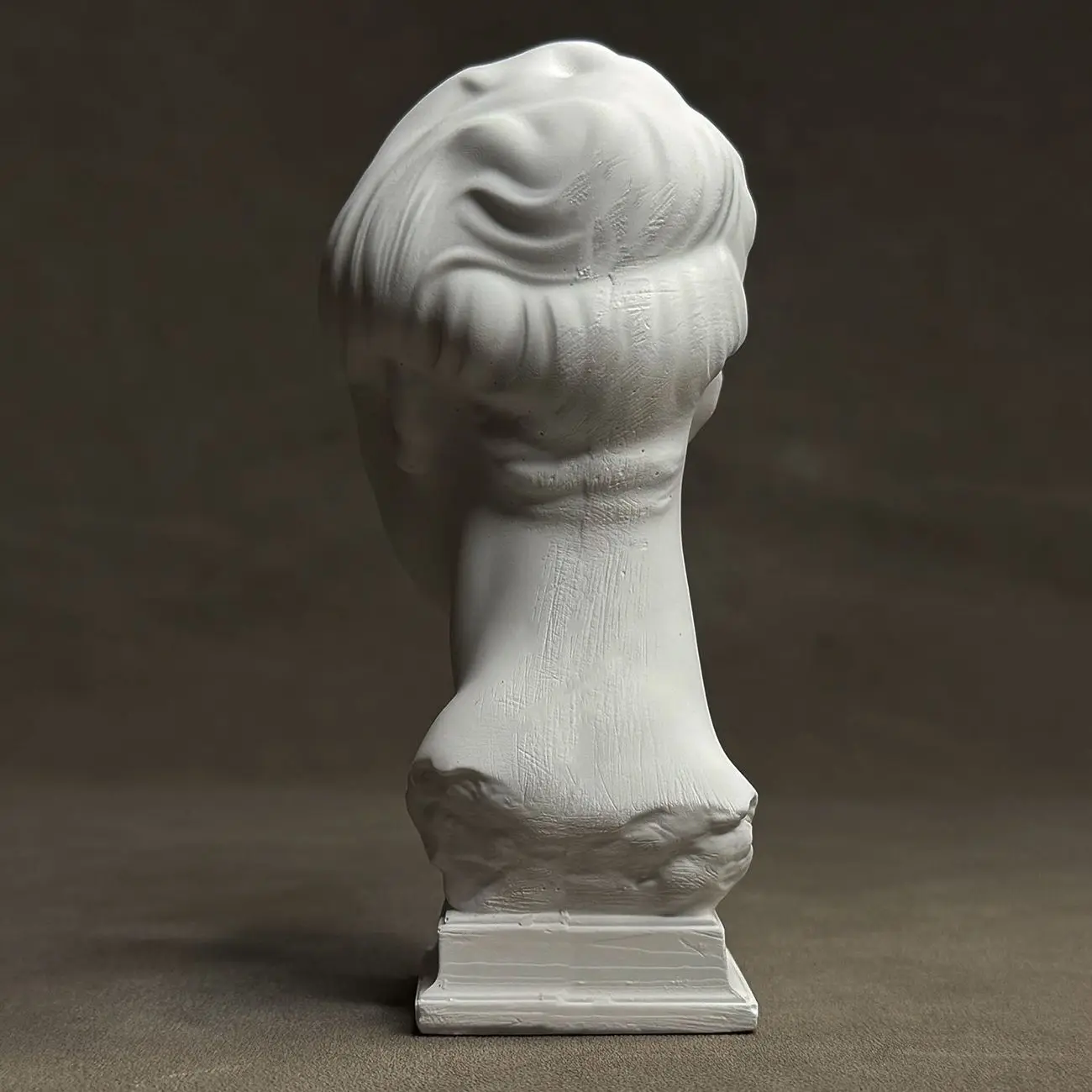 Classical Young Lady Plaster Bust Sculpture European Female Portrait Sketch Drawing Model Desktop Home Study Art Decor - view 5