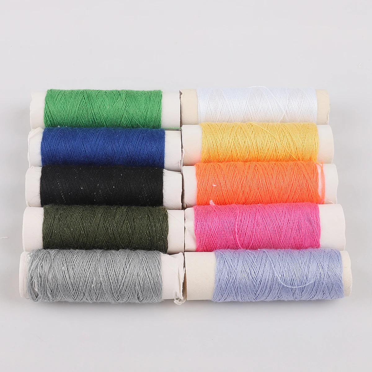 10 Colors/Set Polyester Sewing Thread 20 M/Spool Machine Embroidery Hand Sewing Threads Craft Patch Supplies DIY Home Sewing Kit