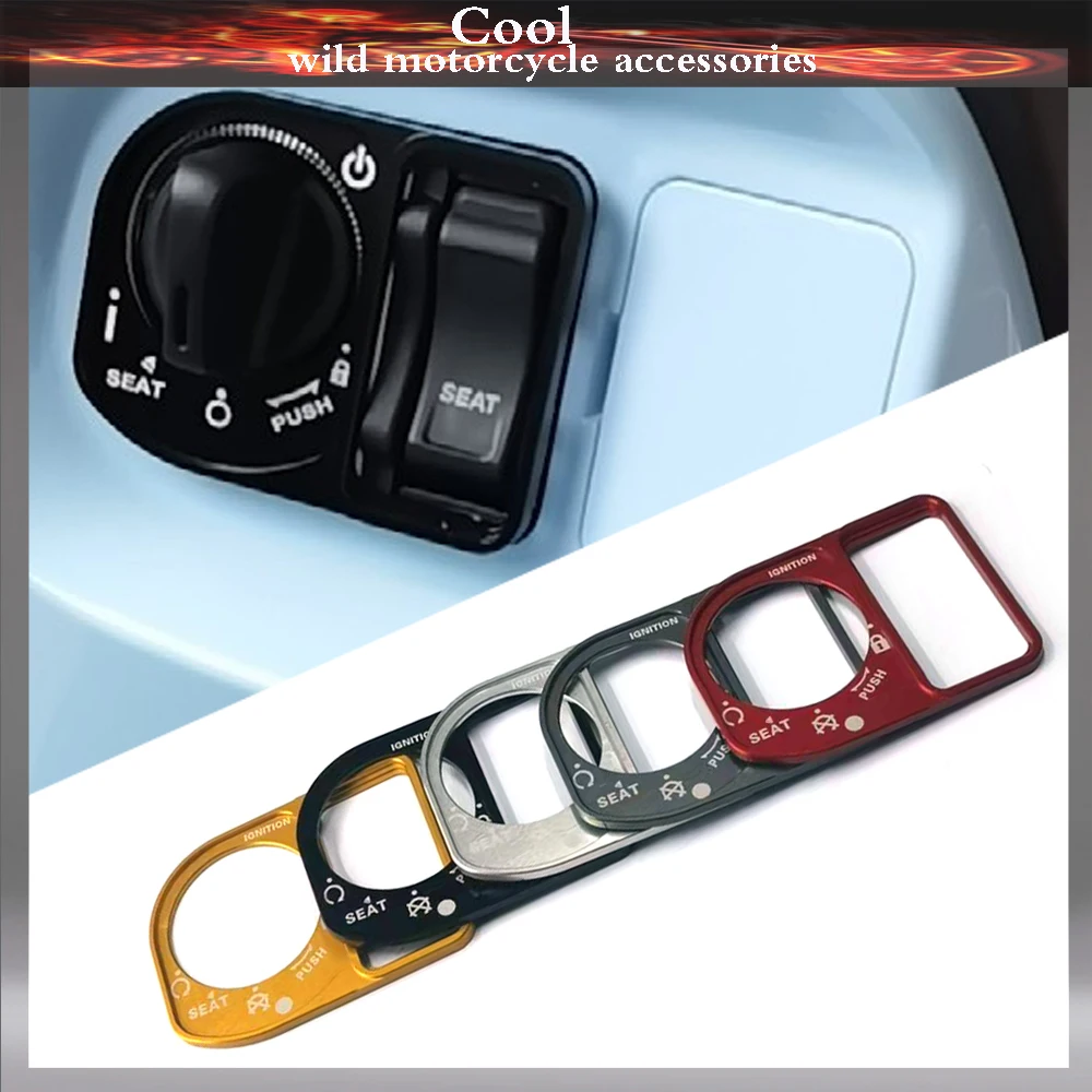 For Honda PCX160 PCX150 PCX125 PCX  Motorcycle Accessories Switch Electric Door Lock Cover Guard Protector Decorative Button Cap