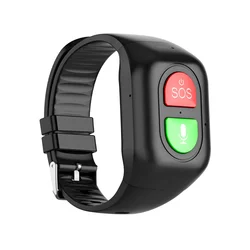 Elderly GPS Tracker 4G Phone Watch SOS One Key Call Anti-Wandering Tracker Sports Bracelet Heart Rate Blood Monitor