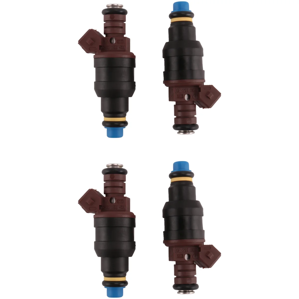 Stilvolle 4-teilige Kraftstoffeinspritzdüse 0280150431   Einspritzventil für SAAB 9-3 900 9000 2.0L 2.3L I4 TURBO 94-01